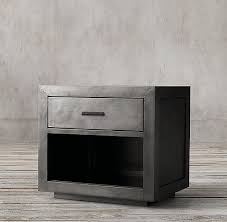 La Salle Metal Wrapped 30 Open Nightstand Metal Nightstand Bedroom Night Stands Nightstand