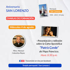 A san lorenzo, lo cuidamos entre todos. Parroquia San Lorenzo Hermanos Les Hacemos Recuerdo E Invitamos A Participar De La Charla De Formacion De Hoy Miercoles 4 De Agosto A Las 8 30 P M Con El Padre Manuel Celestino