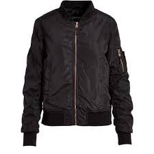 Black And Gold Bomber Jacket Mens Steve Madden Black Side Zipper Bomber Jacket With Rose Gold Hardware 7 070 Huf Liked On Polyvore Fea Classic Bomber Jacket Long Bomber Jacket Bomber Jacket