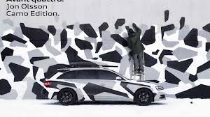 Olsson started his career as a ski racer but at age 16 he switched his race skis for twin tips and quit. Audi A4 Avant Jon Olsson Camo Edition Announced