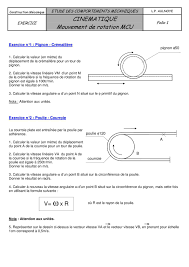 V = m/s (mètre par seconde) ou bien encore: Calameo Ezr
