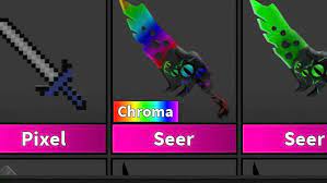 We update our mm2 value list frequently to reflect the latest values of every item and pet. Roblox Murder Mystery 2 Chroma Seer Cheap Video Gaming Gaming Accessories Game Gift Cards Accounts On Carousell