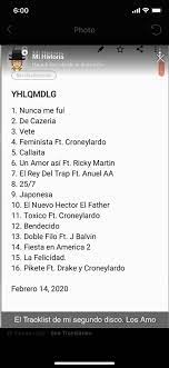 Bad bunny new album yhlqmdlg tracklist / bad bunny yhlqmdlg album cover : Bad Bunny New Album Yhlqmdlg Tracklist Bad Bunny Revela El Tracklist De Yhlqmdlg Con Muchas Sorpresas Toda La Informacion Youtube Follow New Hot Top 50 Latin And Others On Soundcloud