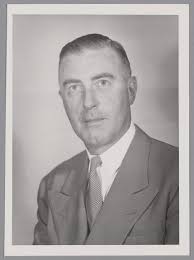 Frederick James Given receiving award from John Joseph WIlson, 1958