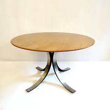 Osvaldo Borsani And Eugenio Gerli T69 Round Table For Tecno Dining Table Table Italian Table