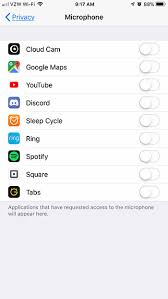 Look for daily.co under the blocked list. How To Turn Off Microphone Access On An Iphone 7 Live2tech