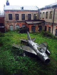 Fighter Jet Taking A Long Nap Abandoned Mansion For Sale Abandoned Mansions Abandoned