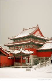 Snow In Forbidden City Beijing China China Architecture Chinese Architecture Asian Architecture