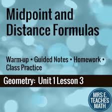 Mathdollardeals Midpoint And Distance Formulas Lesson Distance Formula Teaching Math High School Math Lesson Plans