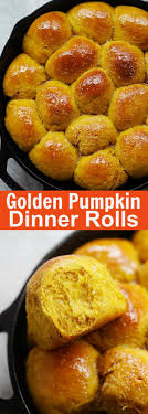 Pumpkin Dinner Rolls Easiest And Best Homemade Pumpkin Dinner Rolls On Skillet So Soft And Pillowy You Just Can T Sto Dinner Rolls Dinner Rolls Easy Recipes