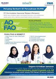 Maybe you would like to learn more about one of these? Lowongan Kerja Tapteng Sibolga Terbaru Pt Pnm Singkatan Dari Permodalan Nasional Madani Persero Adalah Badan Usaha Milik Negara Bumn Yg Bergerak Dibidang Keuangan Tetapi Non Perbank Dan Bergerak Dalam Pembiayaan Kelompok Untuk