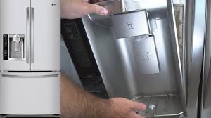 Read through this for both icemaker freezing and. Lg Refrigerator Ice Dispenser Repair Ice Dispenser Flap Not Closing Youtube