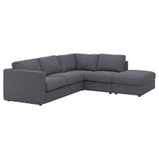Kleines ecksofa ikea kleines ecksofa gunstig schlafsofa klein ikea leder weiss, ecksofas eckcouch günstig online kaufen ikea, kleines ecksofa ikea steve mason, kleines ecksofa mit schlaffunktion. Vimle Ecksofa 4 Sitzig Ohne Abschluss Gunnared Mittelgrau Ikea Deutschland