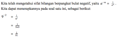October 2, 2018 mapel, matematika. Contoh Soal Bilangan Berpangkat Bulat Positif Negatif Dan Nol Buat Kamu Anak Kelas 9