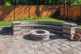 Extend your seasonal outdoor living with a stonework fire pit or fireplace. 50 Chateau Fire Pit Chateau Wall Blocks Pavers Western Interlock