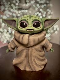 Baby Yoda Custom Paint Yoda Painting