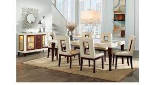 Sofia vergara delanco pewter 5 pc counter height dining room. Sofia Vergara Savona Ivory 5 Pc Rectangle Dining Room Cut Out Chairs