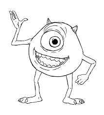 25 best books on drawing. How To Draw Mike From Monster S Inc Disney Character Drawings Disney Drawings Sketches Disney Characters Outline