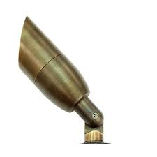 Best Pro Lighting Low Voltage Solid Brass Outdoor Landscape Directional Bullet Spot Light Bpl106 Brs The Home Depot