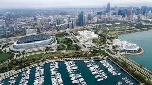 Maybe you would like to learn more about one of these? Aerial Photography Marina Soldier Field Stadium The Field Museum Shedd Aquarium Grant Park And Chicago S Skyline Creative Commons Bilder