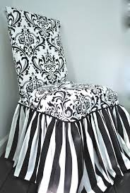 Black And White Striped Chair Covers Damask And Stripe Chair Slipcover By Paulaanderika On Etsy 95 00 Slipcovers For Chairs Striped Chair Slipcovers