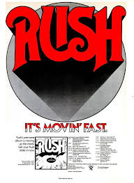 rush first album advertising 1974 in 2019 rush music