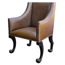 Oly Studio Ajax Armchair Is A Classic Upholstered Armchair With Carved Foot Detail Shown In Dark Brown Finish With Armchair Chair Upholstered Arm Chair