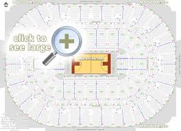 honda center seat row numbers detailed seating chart