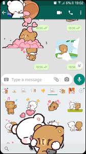 Enjoy the cutest collection of stickers for whatsappmy kawaii stickers ! Animated Milk Mocha Bear Stikers For Whatsapp For Android Apk Download
