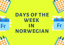 Learn correct pronunciation of the english word friday correctly. Learn How To Say Days In Norwegian Norwegian Academy