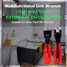 For a slip joint leak, first tighten the slip nut. Buy Faucet And Sink Wrench 18 In 1 Plumbing Wrench Basin Wrench Multi Purpose Wrench Tool Nuts Shut Off Valves Strainer Baskets Line Faucet Nuts For Toilet Bowl Sink Bathroom Kitchen Red 1pcs Red Online In Vietnam B08t9t8g97
