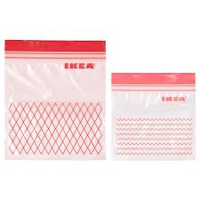 Istad كيس حفظ بسح اب أحمر Ikea