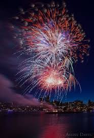 Fireworks Red White Blue Fireworks Portland Travel Fireworks Photo