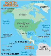 Map of el salvador area hotels: El Salvador Karten Fakten Weltatlas