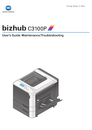 Download the latest drivers and utilities for your device. Konica Minolta Bizhub C3100p User Manual Pdf Download Manualslib