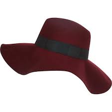 Dark Red Oversized Fedora Hat Hats Accessories Women Red Fedora Hat Fedora Hat Red Hats