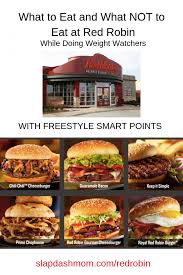 With the most modest and constant efforts, red robin has built its strong base burger by burger and smile by smile, and now it owns 538 locations up to 2015. Weight Watchers Friendly Red Robin Survival Guide Slap Dash Mom