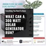 What Can A 300 Watt Solar Generator Run? - ShopSolar.com