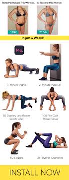 Fabulous Body In 4 Weeks Workout Challenge Fitness Help Workout