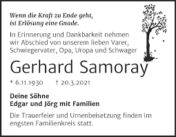 In biology from middle tennessee state university and joined copperhead environmental consulting, inc in july of 2011 where he has served as a field biologist and project manager. Traueranzeigen Von Gerhard Samoray Www Abschied Nehmen De