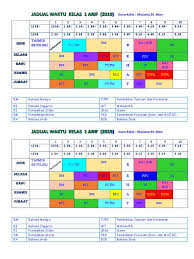 Pada kesempatan kali ini, saya akan berbagi beberapa template jadwal pelajaran dalam format jpeg, semuanya sekarang sudah tidak mandang waktu. Template Jadual Waktu Kelas