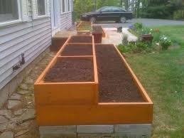Shop for raised garden beds in garden center. Two Double Tiered Raised Garden Beds For The South Side Of The House Vegetable Garden Raised Beds Raised Garden Garden Beds