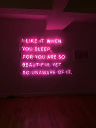 Neon Sign Tumblr Neon Quotes Pink Neon Sign Quote Aesthetic