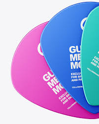 Go ahead and check them out and download. Three Metallized Jazz Guitar Picks Mockup In Object Mockups On Yellow Images Object Mockups