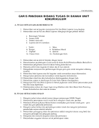 Sila klik link di bawah untuk melihat contoh laporan aktiviti kokurikulum yang telah dijalankan di sekolah. Doc Garis Panduan Bidang Tugas Di Bawah Unit Kokurikulum Nurul Hayati Academia Edu