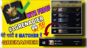 How To Get Grenadier Title In Pubg Mobile Pubg Grenadier Title Grenadier Title Pubg Mobile Youtube