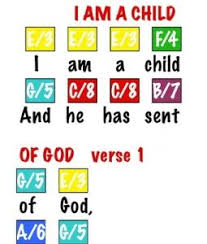 I Am A Child Of God Handbell Chart Primary Singing Time Singing Time Teaching Music
