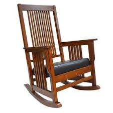 Carolina Cottage Mission Rocker Mission Shaker Chestnut Vinyl Rocking Chair Lowes Com Mission Style Furniture Rocking Chair Cheap Office Chairs