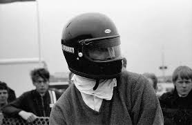 Dan Gurney S First Race In Bell Full Face Bellstar Helmet Sweater Maybe Not So Safe Dan Gurney Racing Helmets F1 Drivers