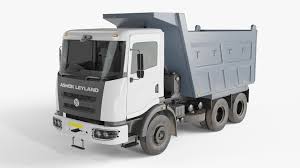 Ashok Leyland Truck 3d Model In 2020 Ashok Leyland Leyland Trucks